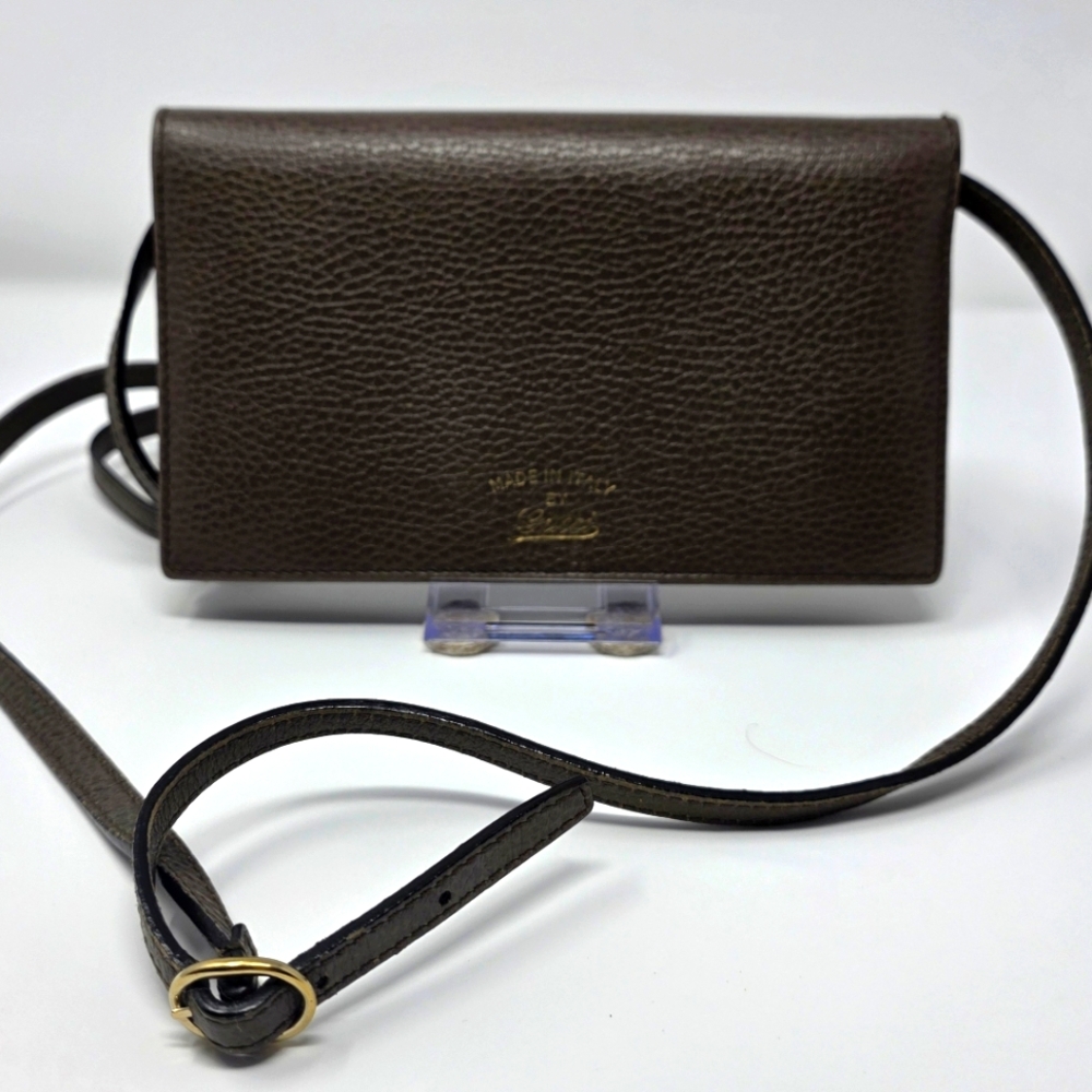 Gucci Micro GG Wallet/cross body Bag, dust bag and COA, Rare